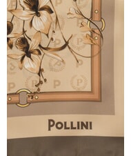 POLLINI FIORI2 Scarf brown flowers2 - Scarves - 3
