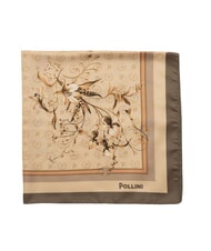 POLLINI FIORI2 Scarf brown flowers2 - Scarves - 4