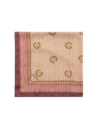 POLLINI CROCO LOGO Scarf crocus pink - Scarves - 3