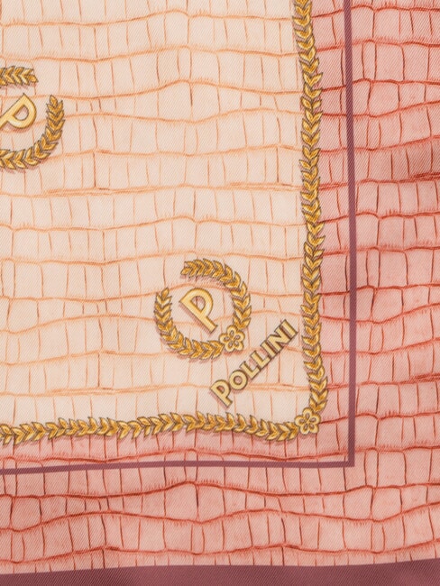 CROCO LOGO Scarf crocus pink - Scarves