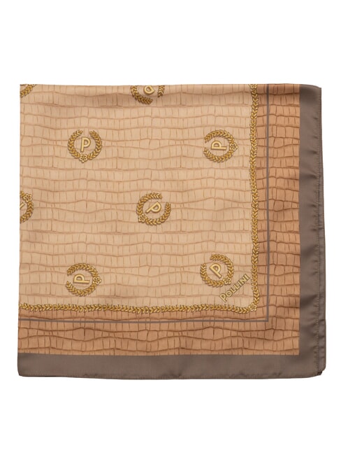 CROCO LOGO Scarf crocus brown - Scarves