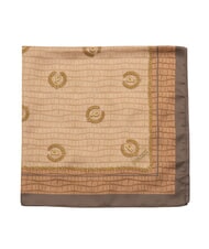 POLLINI CROCO LOGO Scarf crocus brown - Scarves - 3