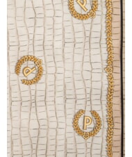 POLLINI CROCO LOGO Scarf black crocus - Scarves - 4