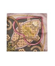 POLLINI HEARTS TWILL Scarf pink chain - Scarves - 3