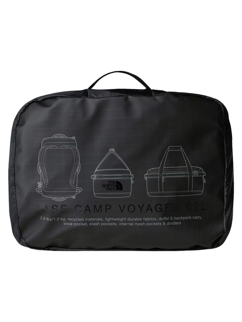 BASE CAMP VOYAGER 62L backpack bag tnf black/asphalt grey - Duffle bags