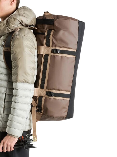BASE CAMP M Backpack bag smokey brown/tnf black/garnet - Duffle bags