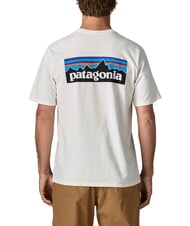 PATAGONIA P-6 LOGO Short-sleeved T-shirt fiber white - T-shirt - 2