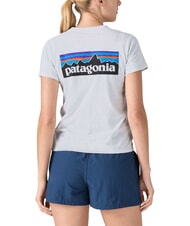 PATAGONIA P-6 LOGO T-shirt fiber white - T-shirt - 2