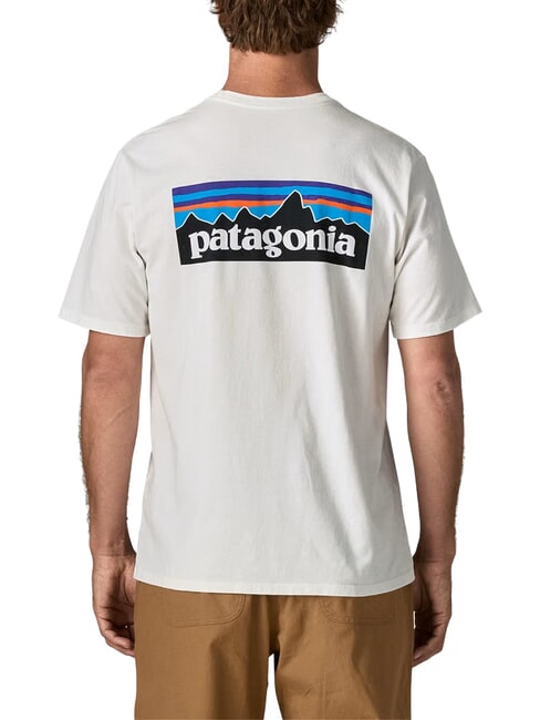 P-6 LOGO Short-sleeved T-shirt fiber white - T-shirt