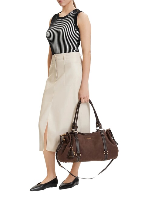 GINESA Shoulder bag, with shoulder strap mocha - Women&rsquo;s Bags