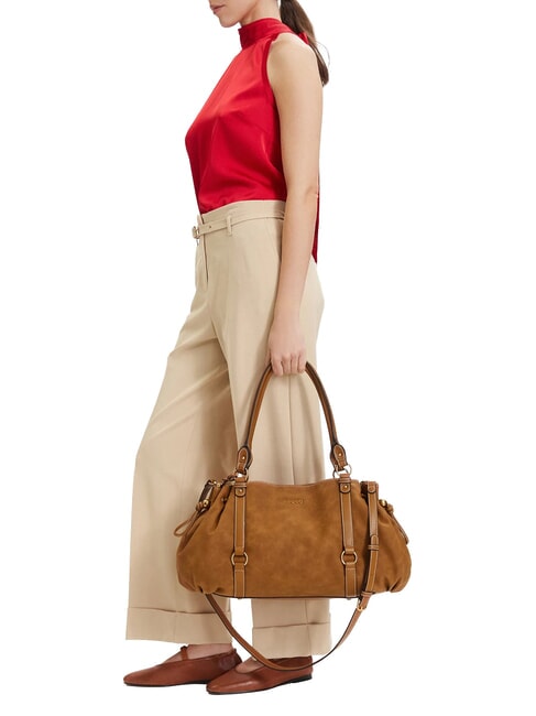 GINESA Shoulder bag, with shoulder strap camel - Women&rsquo;s Bags