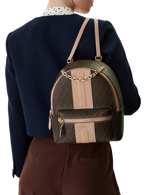 EMATITE Backpack with front pocket dark brown/dk.powder - Women&rsquo;s Bags