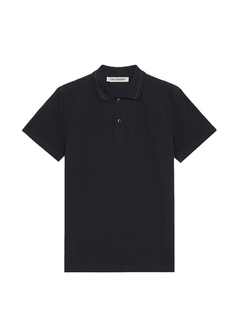 REGULAR Cotton polo shirt Navy blue - Polo shirt