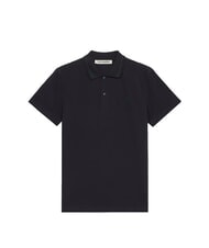 TRUSSARDI REGULAR Cotton polo shirt Navy blue - Polo shirt - 3