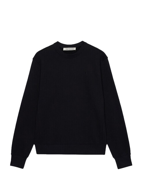 JERSEY Cotton sweatshirt black - Sweatshirts