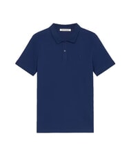 TRUSSARDI SLIM PIQUET Short-sleeved polo shirt Navy blue - Polo shirt - 3