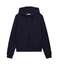 TRUSSARDI JERSEY Full zip sweatshirt Navy blue - Sweatshirts - 3