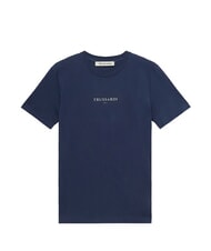 TRUSSARDI REGULAR LOGO Short-sleeved T-shirt Navy blue - T-shirt - 3