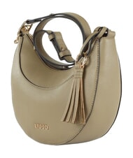 LIUJO CIRRY Medium shoulder bag with charm mud - Women&rsquo;s Bags - 3