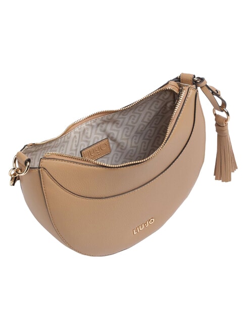 CIRRY Medium shoulder bag with charm camel - Women&rsquo;s Bags