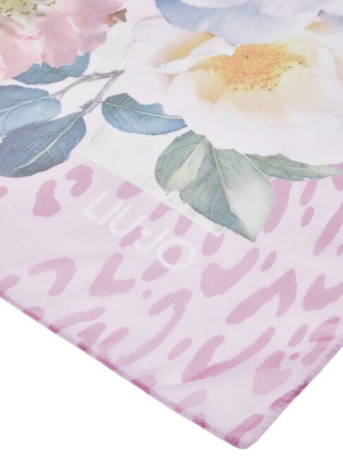 FLOWER Printed scarf soft peony - Scarves