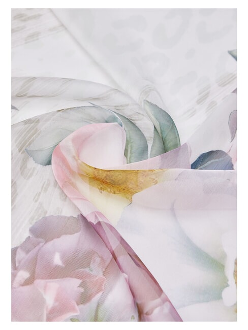 FLOWER Printed scarf soft peony - Scarves