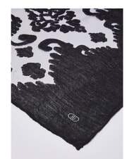 LIUJO PIZZO Printed scarf BLACK - Scarves - 3