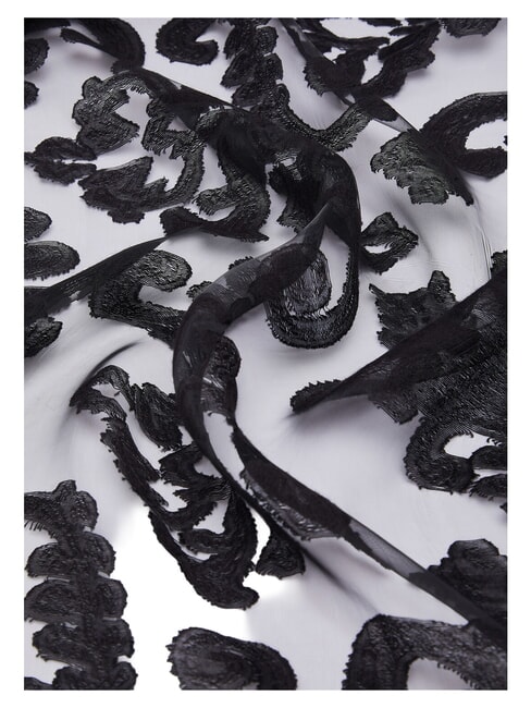 PIZZO Printed scarf BLACK - Scarves