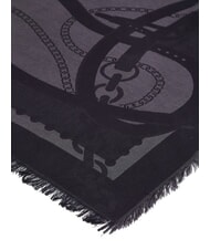 LIUJO LOGO Scarf BLACK - Scarves - 3