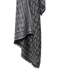 LIUJO LOGO Scarf BLACK - Scarves - 3