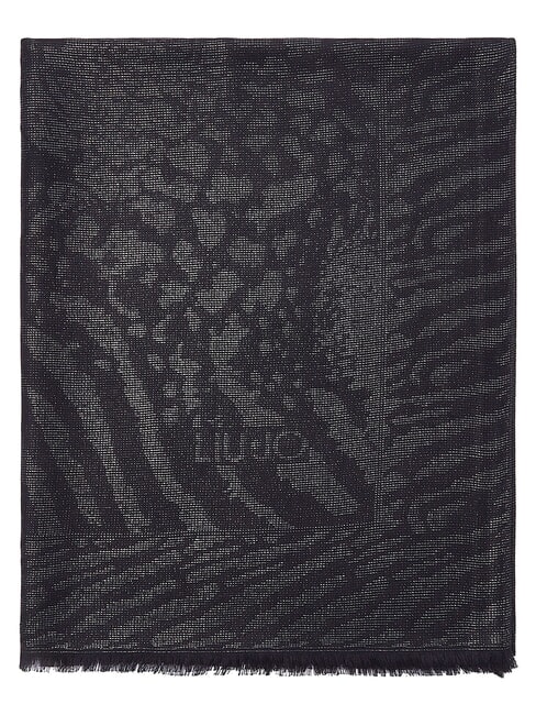 ANIMALIER Printed scarf BLACK - Scarves