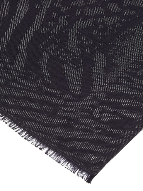 ANIMALIER Printed scarf BLACK - Scarves