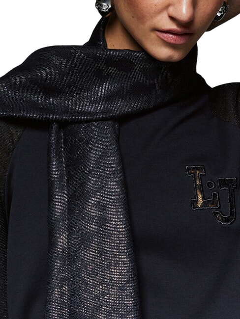 ANIMALIER Printed scarf BLACK - Scarves