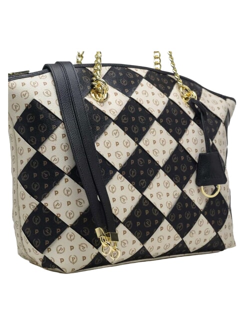 HERITAGE Shoulder bag, with shoulder strap black ivory - Women&rsquo;s Bags
