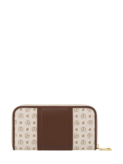HERITAGE Large zip-around wallet brown ivory - Women&rsquo;s Wallets