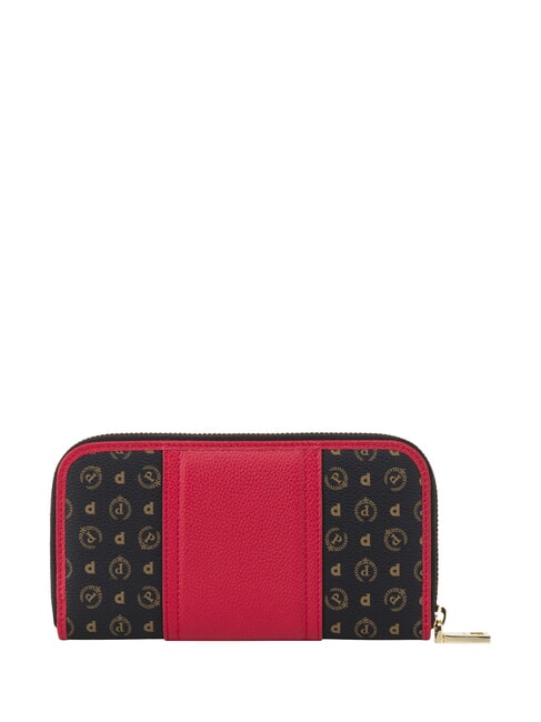 HERITAGE Large zip-around wallet black red - Women&rsquo;s Wallets