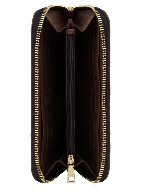 HERITAGE Large zip-around wallet black brown - Women&rsquo;s Wallets