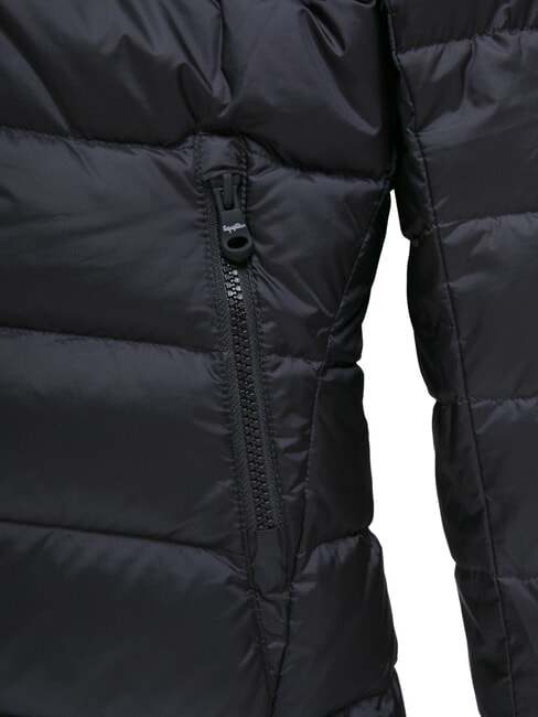 ORIGINAL SPARKLE Down jacket with hood black - Women's down jackets
