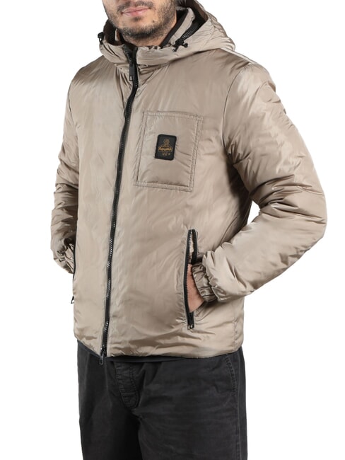 OAK Hooded jacket taupe plaza - Men's Jackets