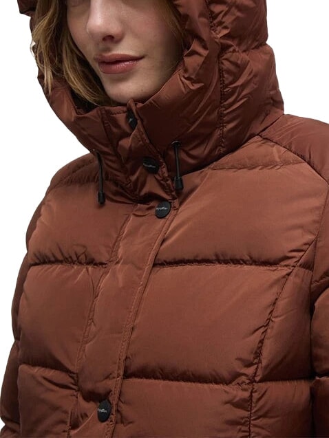 LADY LONG HUNTER Long down jacket coffee - Women's down jackets
