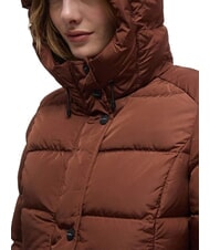 REFRIGIWEAR LADY LONG HUNTER Long down jacket coffee - Women's down jackets - 3