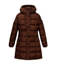 REFRIGIWEAR LADY LONG HUNTER Long down jacket coffee - Women's down jackets - 4