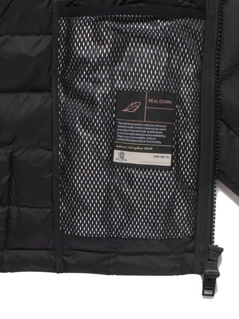 NEW EXPLORER Down jacket with hood black - Men's down jackets