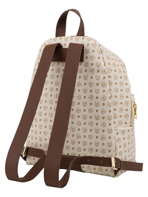 HERITAGE Backpack with front pocket and key ring brown ivory - Women&rsquo;s Bags