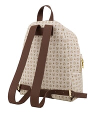 POLLINI HERITAGE Backpack with front pocket and key ring brown ivory - Women&rsquo;s Bags - 3