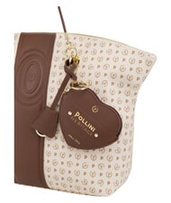POLLINI HERITAGE Shoulder tote bag, with key ring brown ivory - Women&rsquo;s Bags - 6