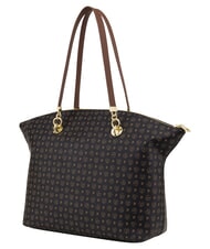 POLLINI HERITAGE Shoulder tote bag, with key ring black brown - Women&rsquo;s Bags - 3