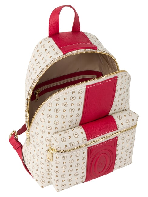 HERITAGE Backpack with front pocket and key ring red ivory - Women&rsquo;s Bags