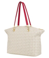 POLLINI HERITAGE Shoulder tote bag, with key ring red ivory - Women&rsquo;s Bags - 3