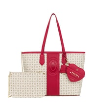 POLLINI HERITAGE Shoulder shopping bag, with toiletry bag red ivory - Women&rsquo;s Bags - 5